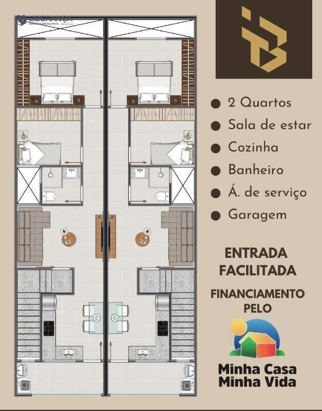 casa geminada à venda no Santa Zita: 