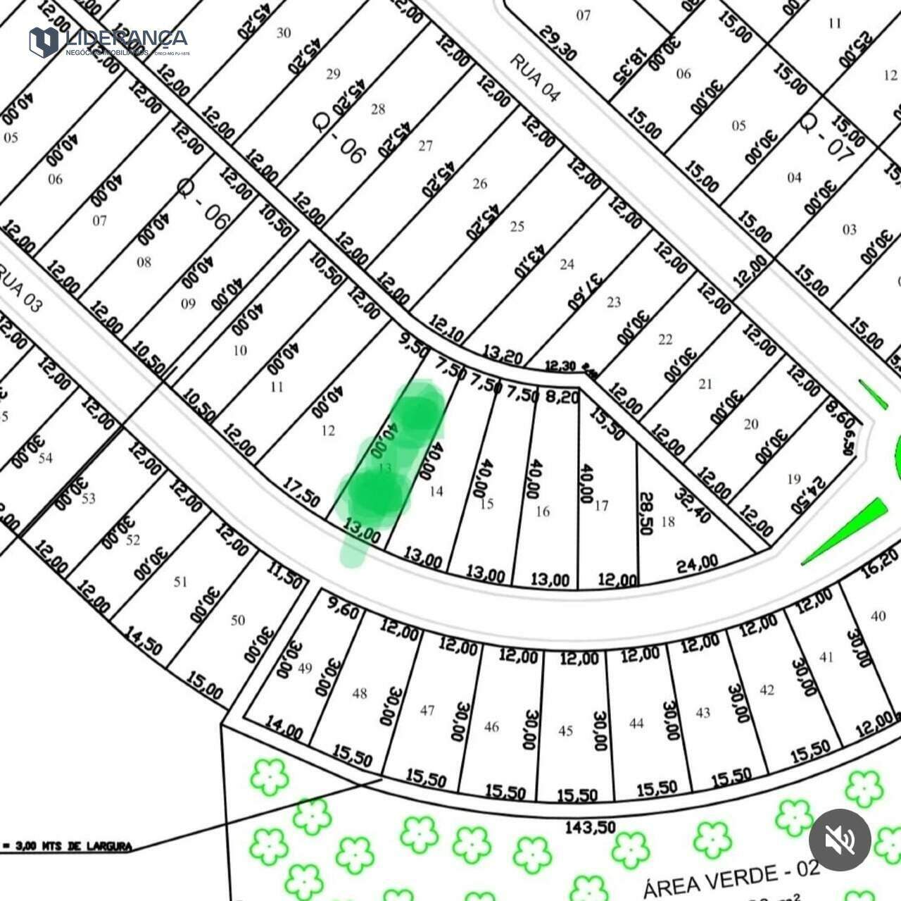 lote à venda no Loteamento Residencial Jardins La vie: 