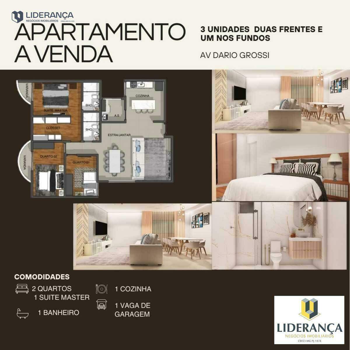 apartamento à venda no Dário Grossi: 