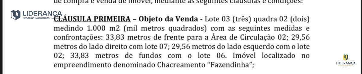 lote em condomínio à venda no Condomínio Mirante dos Lagos: 