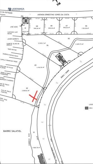 lote à venda no Zacarias: 