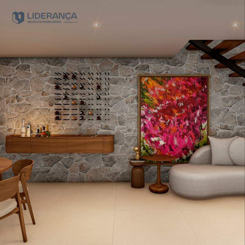 casa geminada à venda no Loteamento Residencial Jardins La vie: Sala