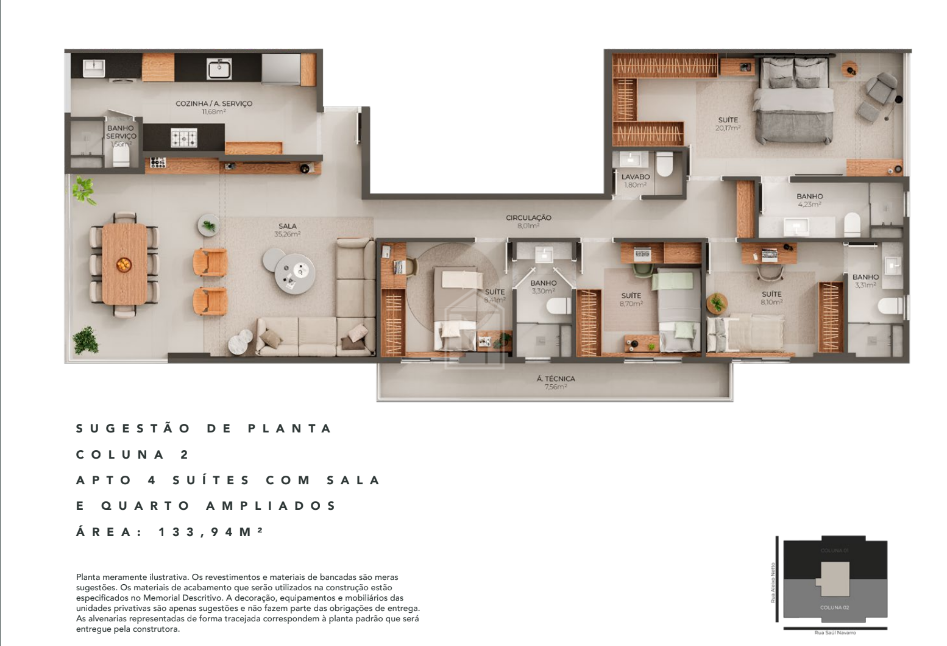 Apartamento à venda no Praia do Canto: 