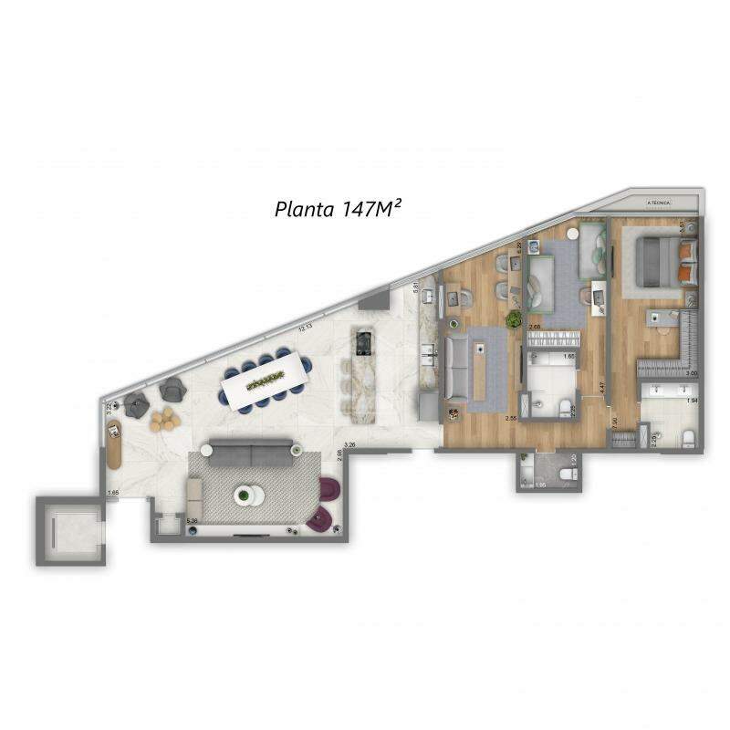 Apartamento à venda com 4 quartos, 159m² - Foto 19