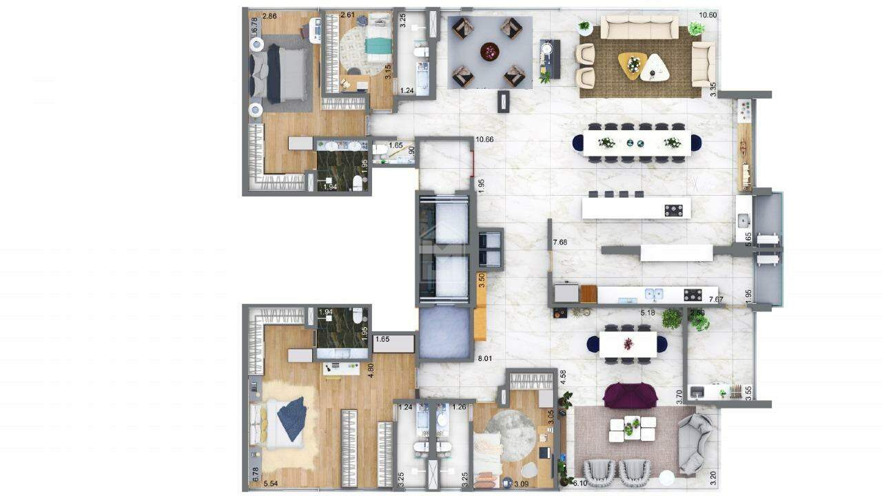 Apartamento à venda com 4 quartos, 159m² - Foto 17