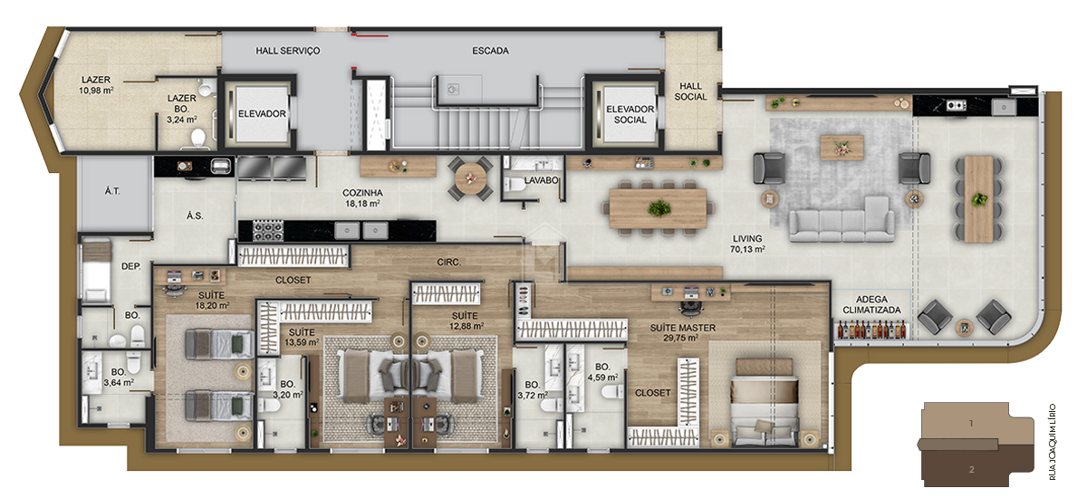 Apartamento, 5 quartos, 223 m² - Foto 25