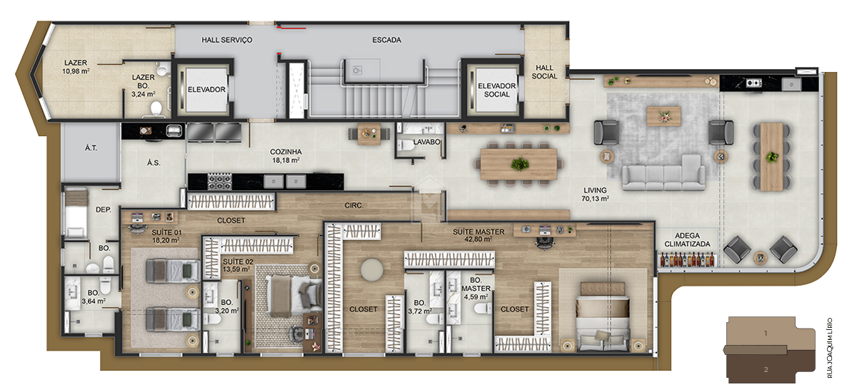 Apartamento, 5 quartos, 223 m² - Foto 27