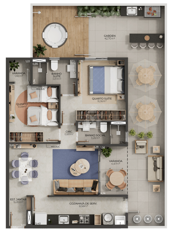 Apartamento, 3 quartos, 132 m² - Foto 18
