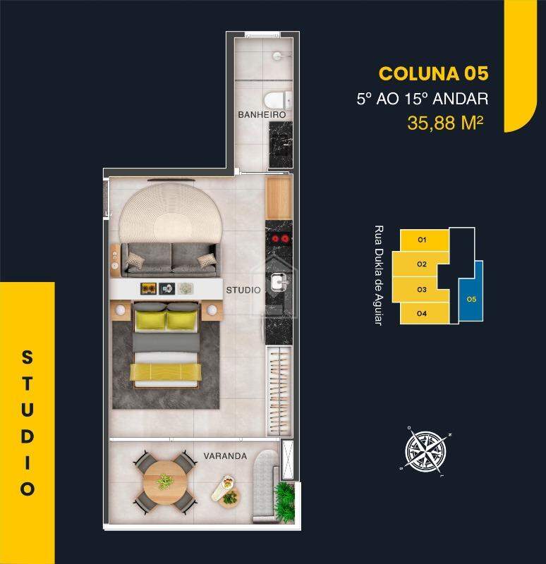 Apartamento, 1 quarto, 31 m² - Foto 16