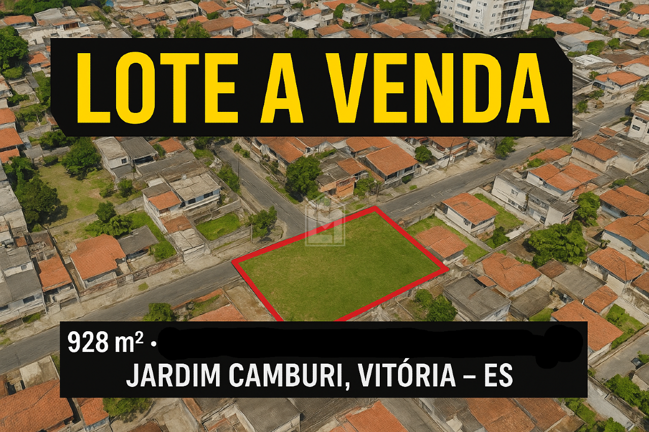 Lote à venda no Jardim Camburi: 