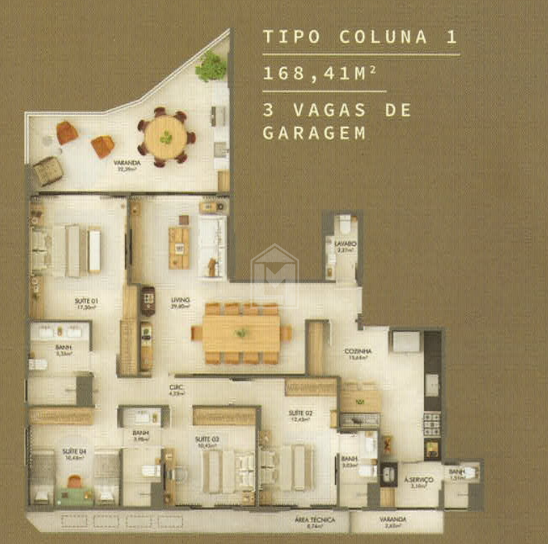 Apartamento, 4 quartos, 264 m² - Foto 14