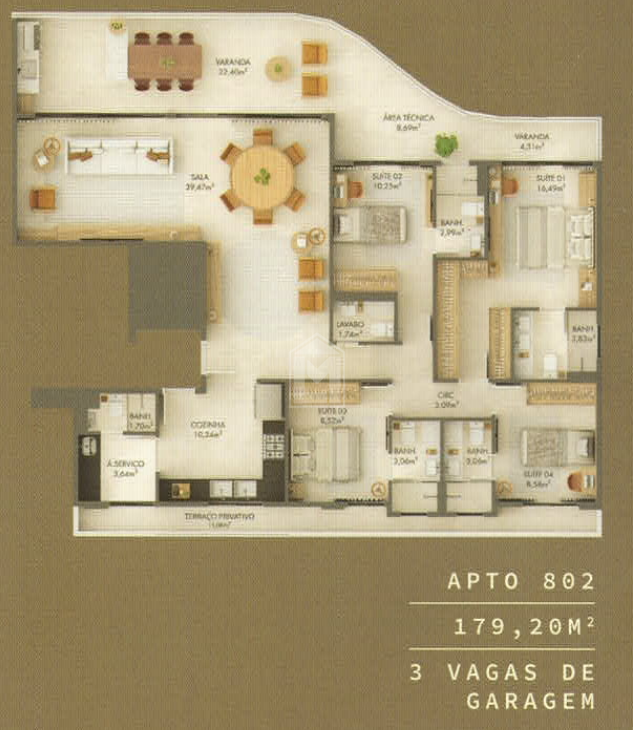 Apartamento, 4 quartos, 264 m² - Foto 15
