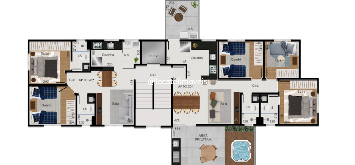 Área privativa à venda no Brasil Industrial: 