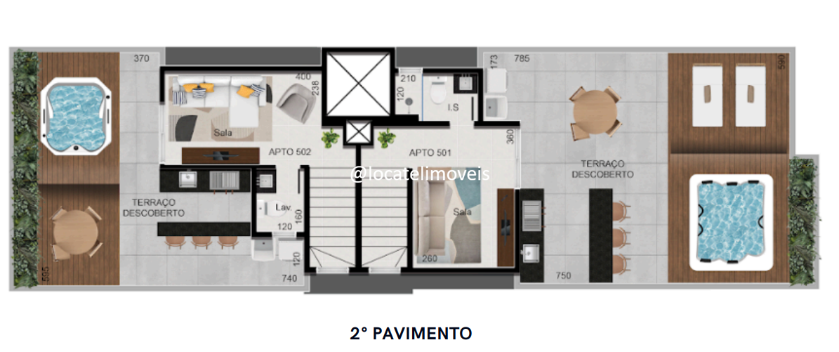 Cobertura à venda no Brasil Industrial: 