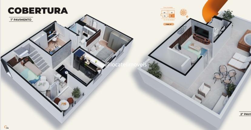 Cobertura à venda no Dom Cabral: 