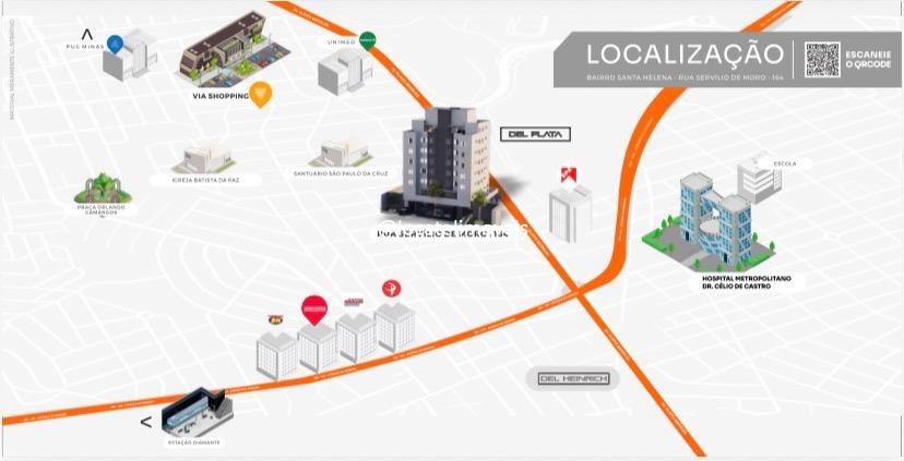 Apartamento à venda no Santa Helena: 