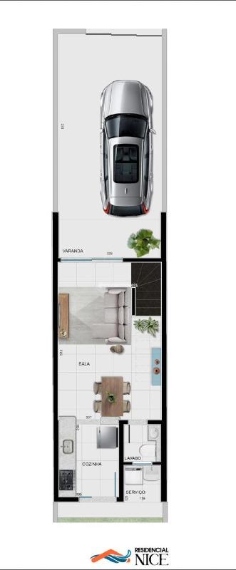 Casa geminada à venda no Santa Helena: 