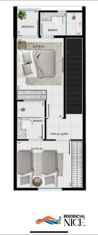 Casa geminada à venda no Santa Helena: 