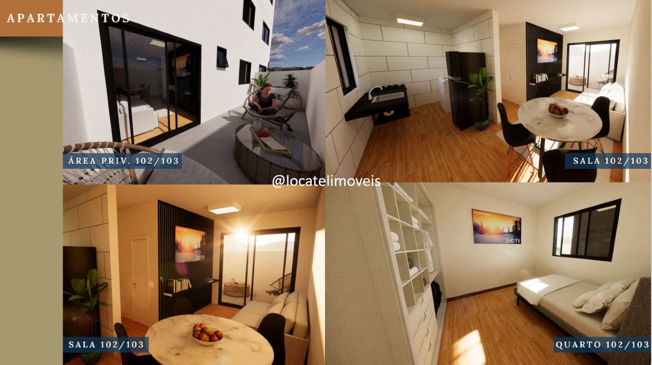 Área privativa à venda no Barreiro: 