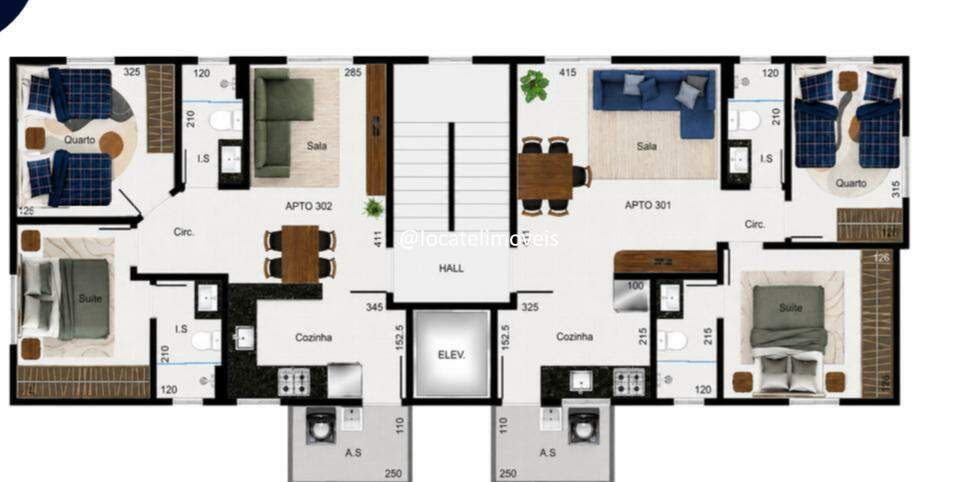 Apartamento à venda no Milionários: 