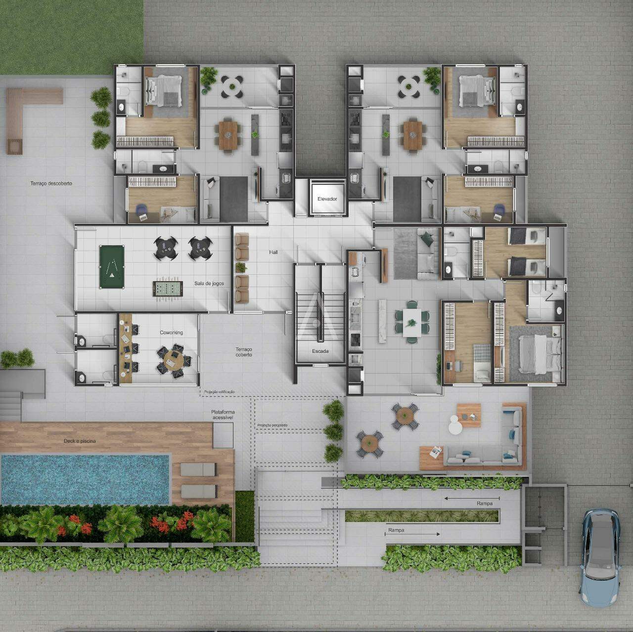 Apartamento para à venda no Bairro JARDIM PANCERA em TOLEDO: 
