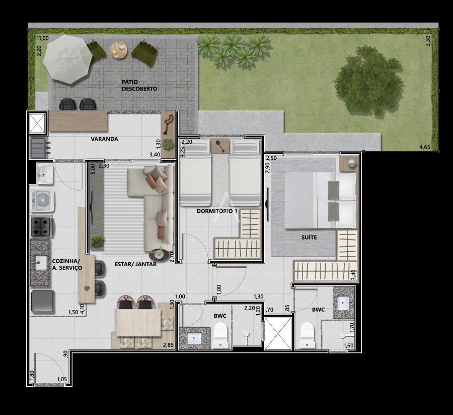 Apartamento para à venda no Bairro NEVA em CASCAVEL: 