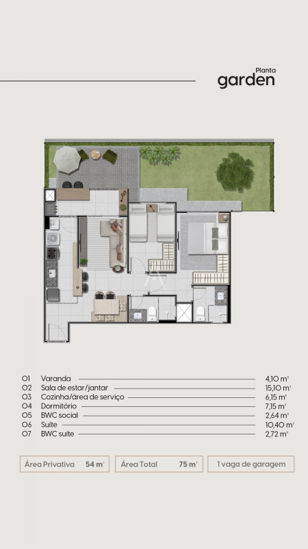 Apartamento para à venda no Bairro NEVA em CASCAVEL: 