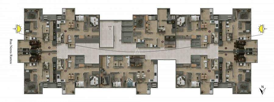 Apartamento para à venda no Bairro NEVA em CASCAVEL: