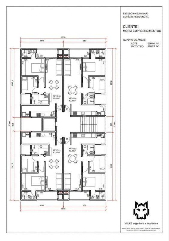 Apartamento para à venda no Bairro JARDIM PORTO ALEGRE em TOLEDO: 