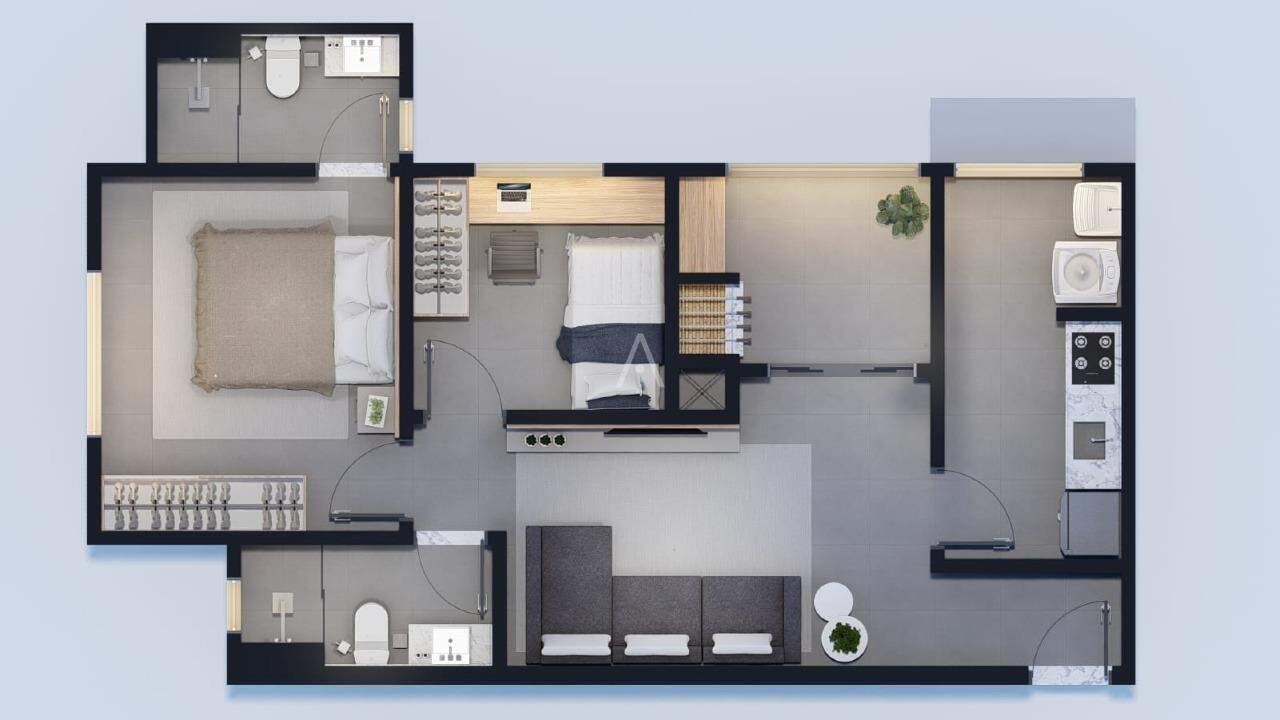 Apartamento para à venda no Bairro JARDIM SANTA MARIA em TOLEDO: