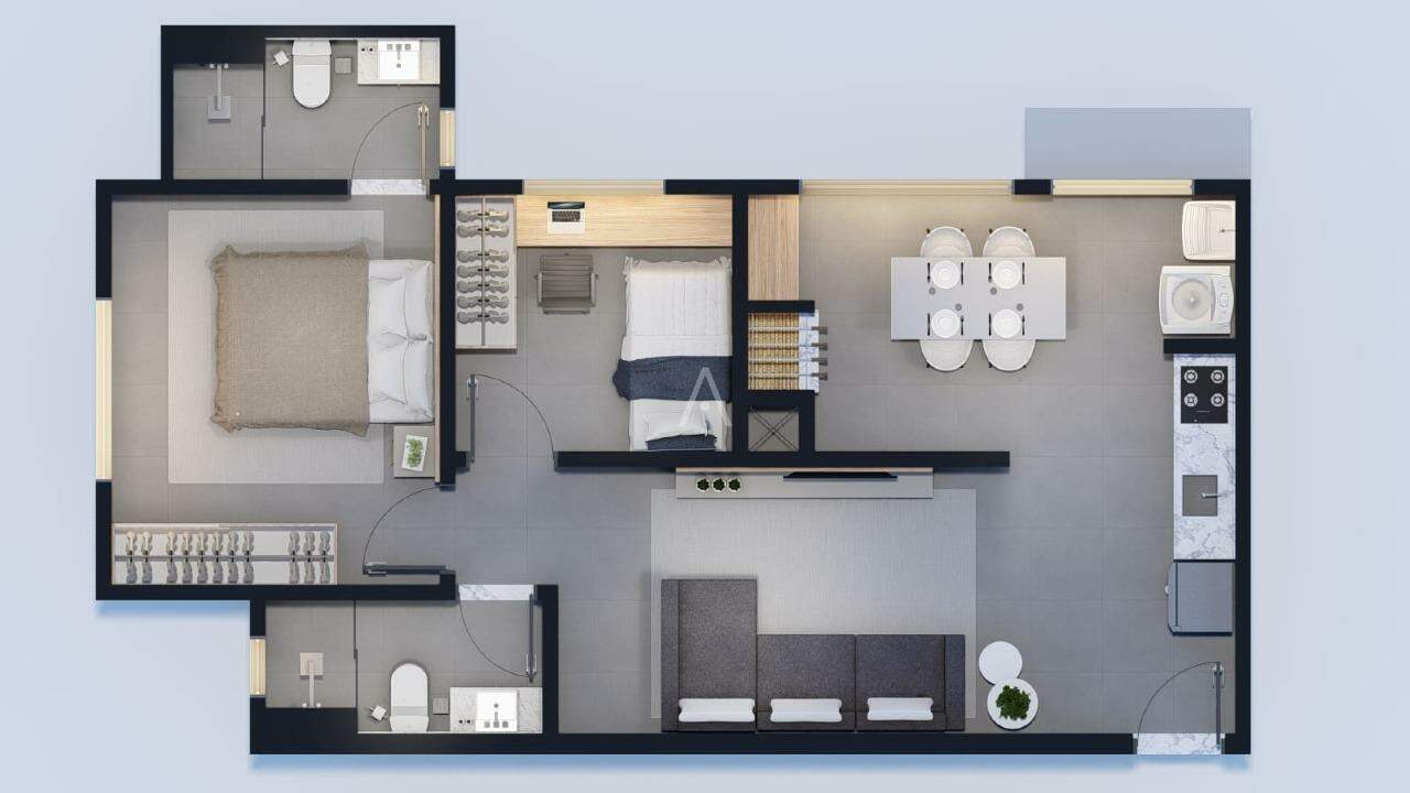 Apartamento para à venda no Bairro JARDIM SANTA MARIA em TOLEDO: