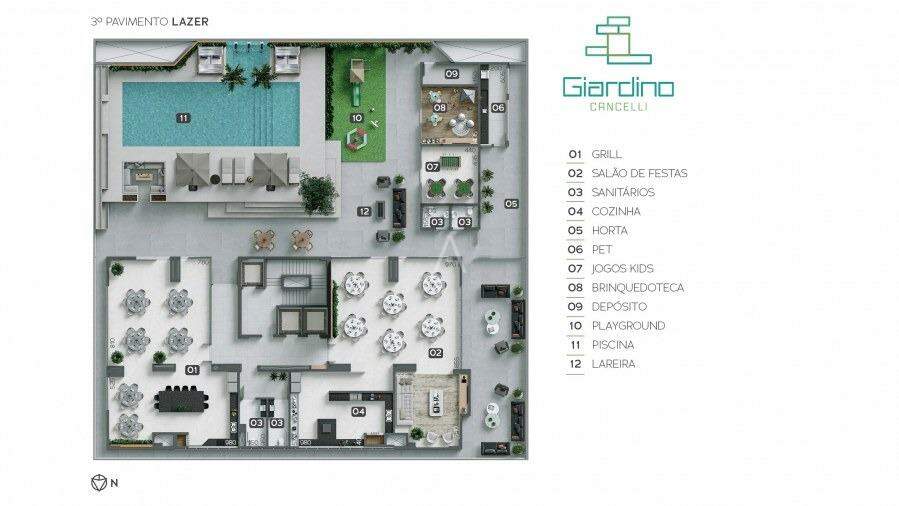 Apartamento para à venda no Bairro CENTRO em CASCAVEL:
