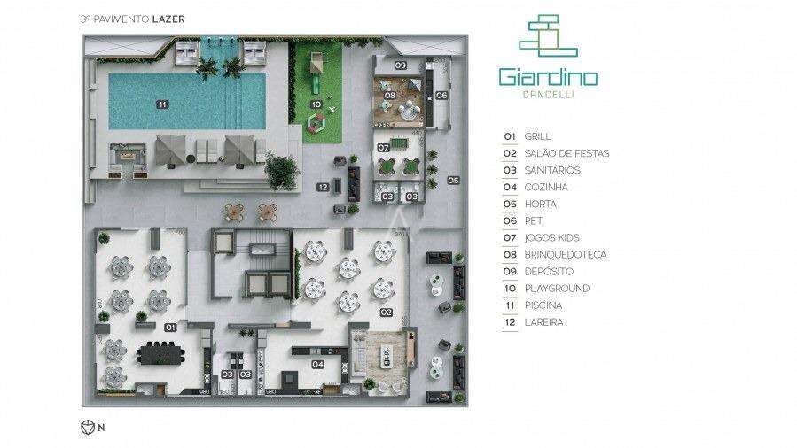 Apartamento para à venda no Bairro CENTRO em CASCAVEL: