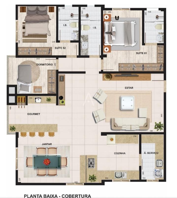 Apartamento para à venda no Bairro SAO CRISTOVAO em CASCAVEL: 