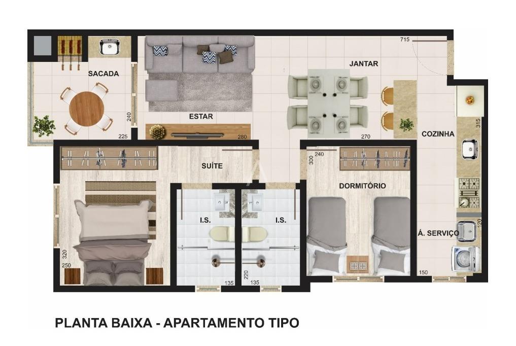 Apartamento para à venda no Bairro SAO CRISTOVAO em CASCAVEL: 