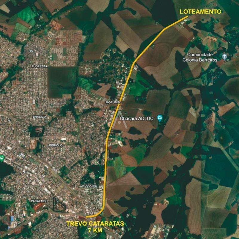 Terreno para à venda no Bairro MORUMBI em CASCAVEL: 