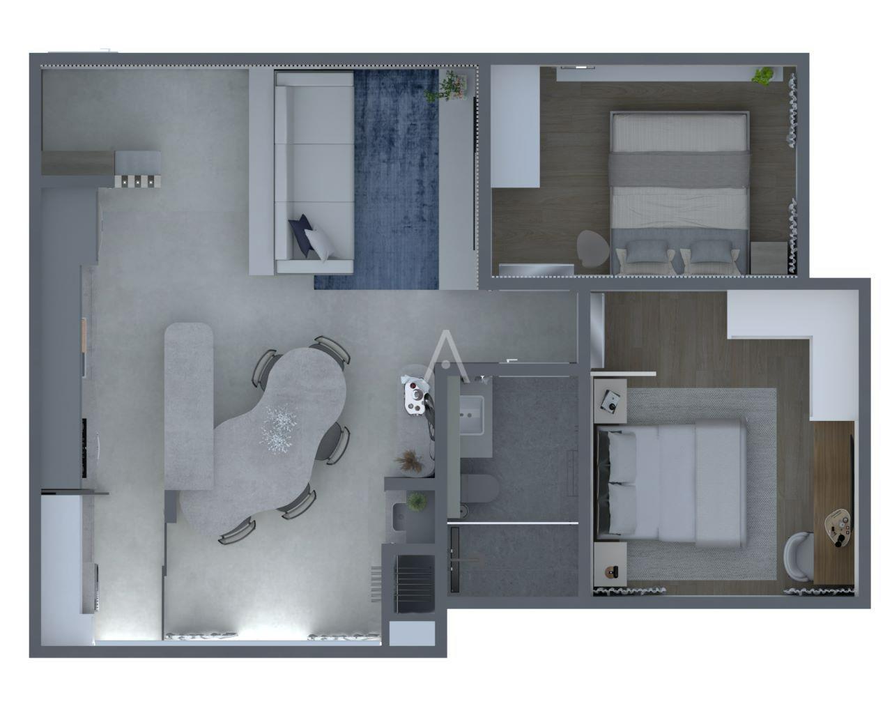 Apartamento para à venda no Bairro PARQUE SAO PAULO em CASCAVEL: 