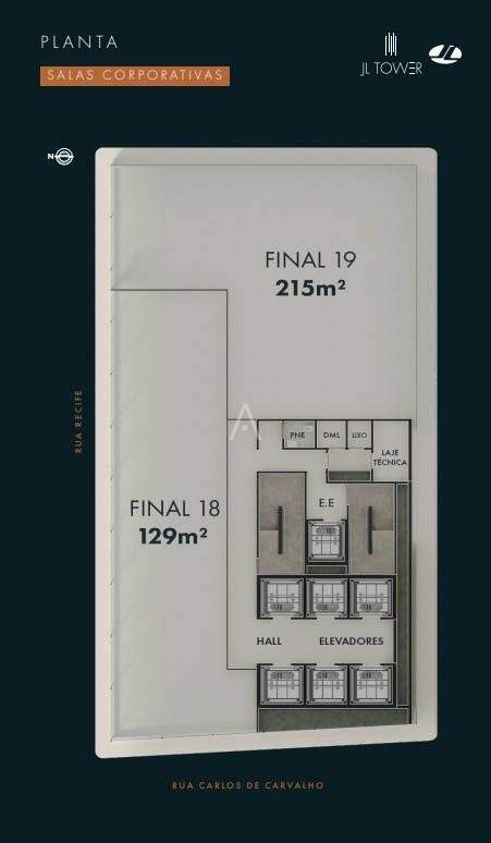 Sala Comercial para à venda no Bairro CENTRO em CASCAVEL: