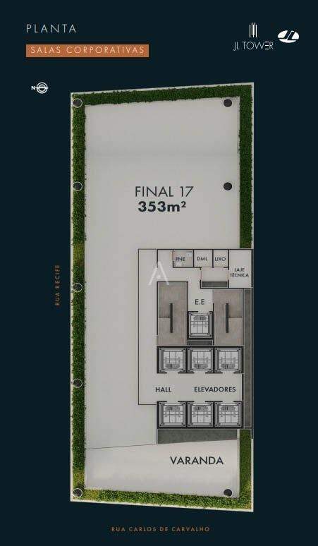 Sala Comercial para à venda no Bairro CENTRO em CASCAVEL: