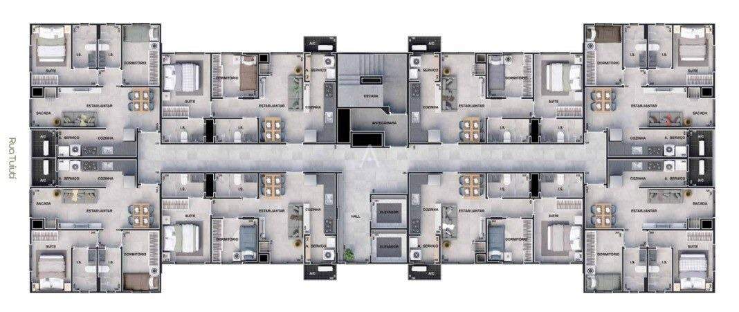 Apartamento para à venda no Bairro CANADA em CASCAVEL: 