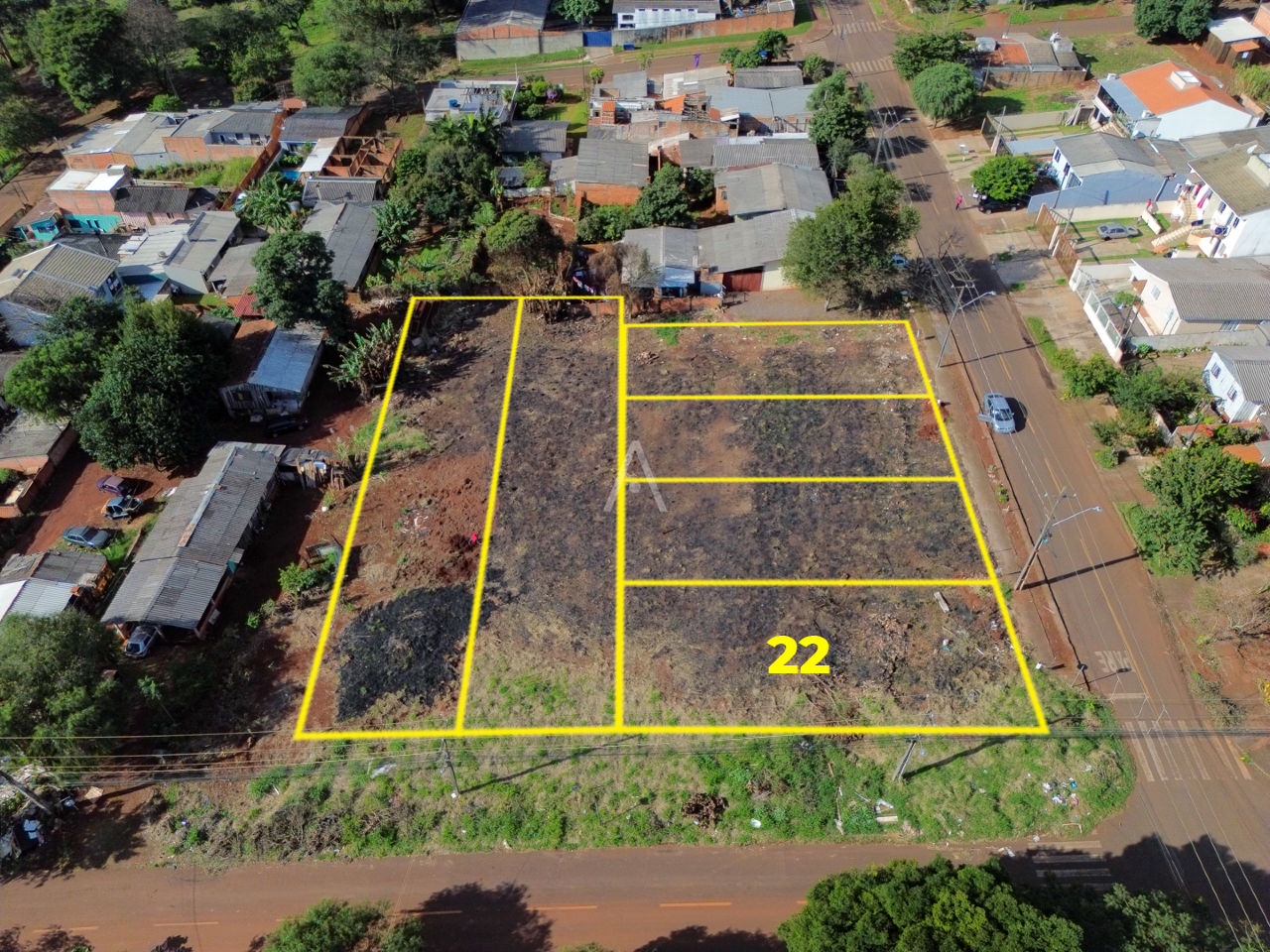 Terreno para à venda no Bairro CASCAVEL VELHO em CASCAVEL: 