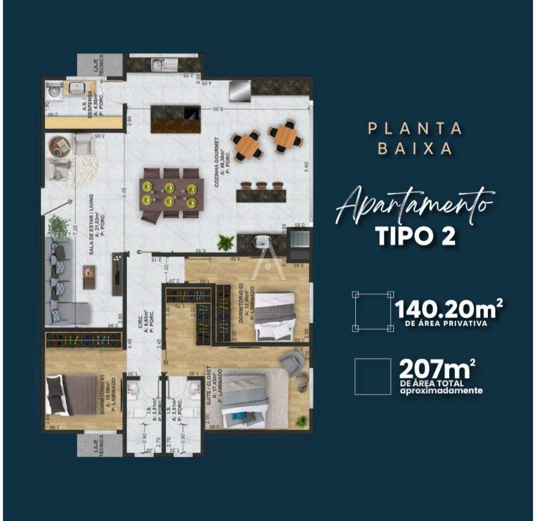 Apartamento para à venda no Bairro VILA INDUSTRIAL em TOLEDO: 