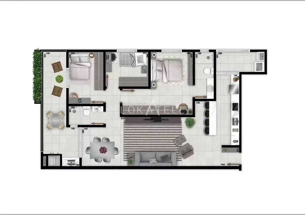 Apartamento para à venda no Bairro CENTRO em CASCAVEL: 