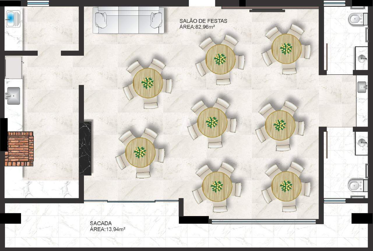 Apartamento para à venda no Bairro COQUEIRAL em CASCAVEL: 