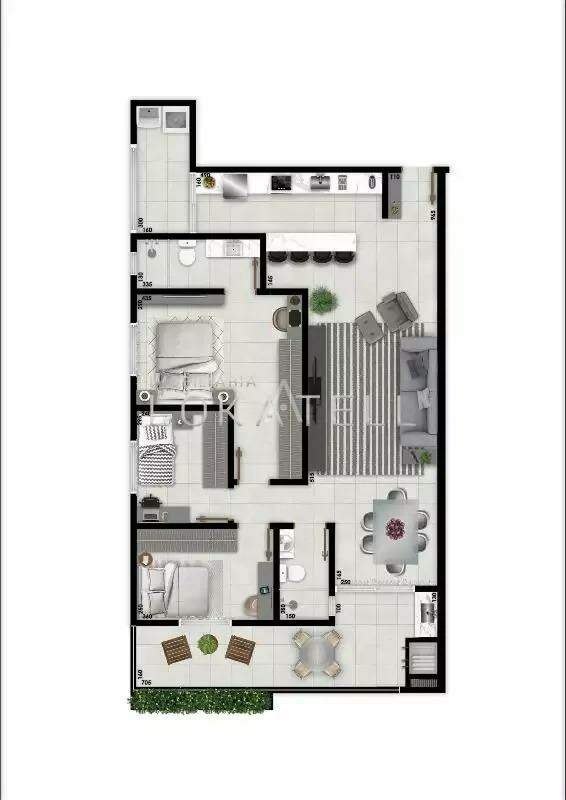 Apartamento para à venda no Bairro CENTRO em CASCAVEL: