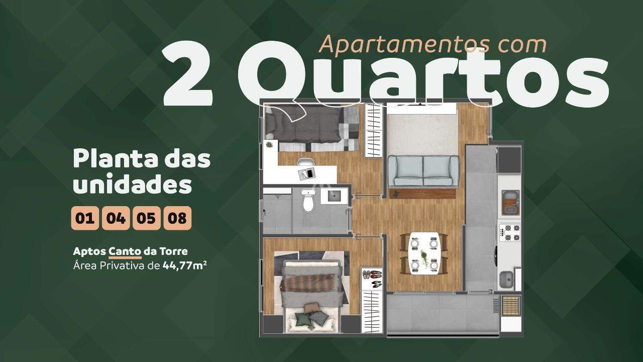 Apartamento para à venda no Bairro TOCANTINS em TOLEDO: 