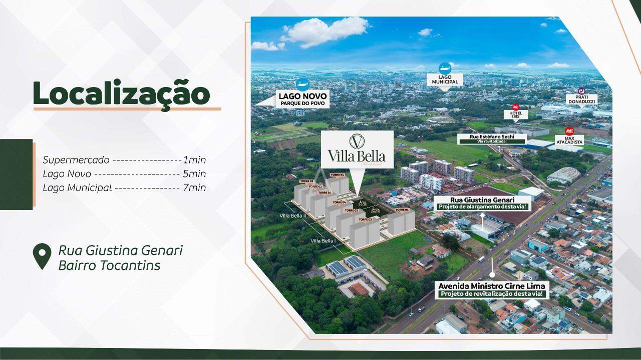 Apartamento para à venda no Bairro TOCANTINS em TOLEDO: 