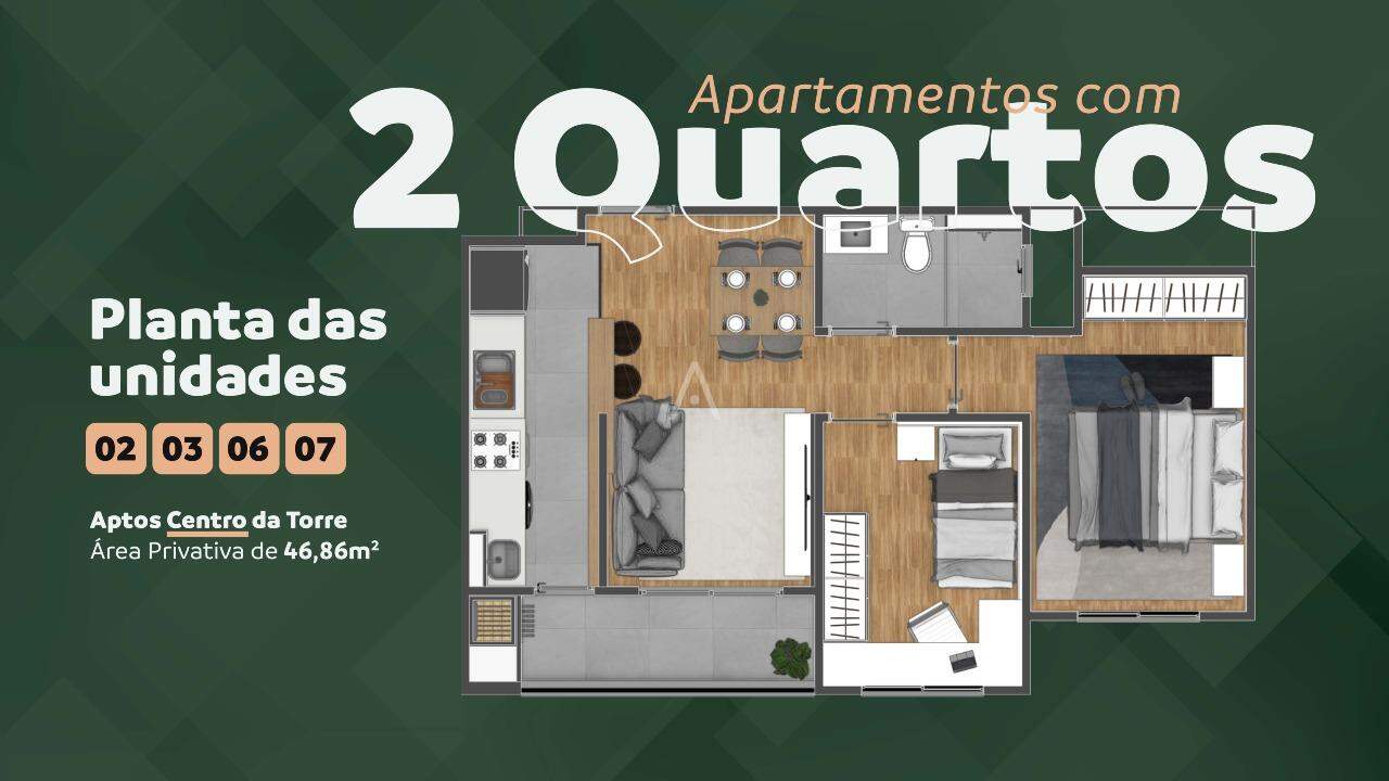 Apartamento para à venda no Bairro TOCANTINS em TOLEDO: 