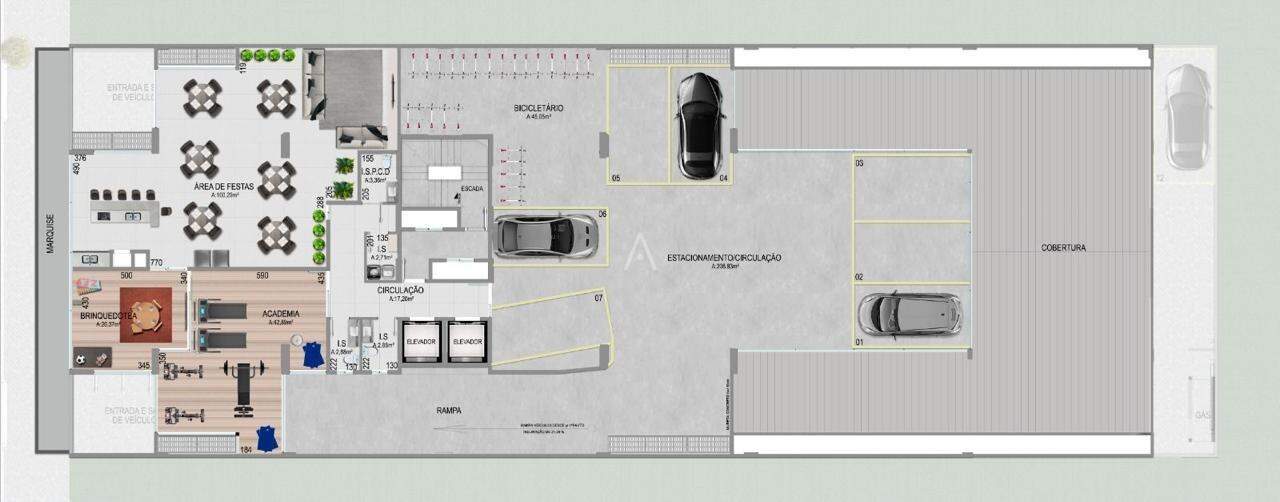 Apartamento para à venda no Bairro CENTRO em TOLEDO: 