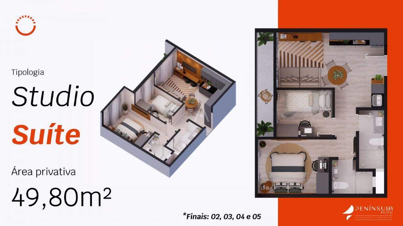 Apartamento para à venda no Bairro CENTRO em CASCAVEL: 